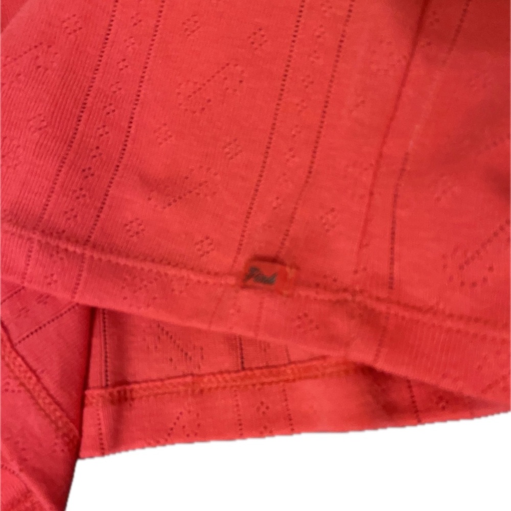 💰Coral-Red Eyelet Cotton Camisole💰 - Picture 7 of 7